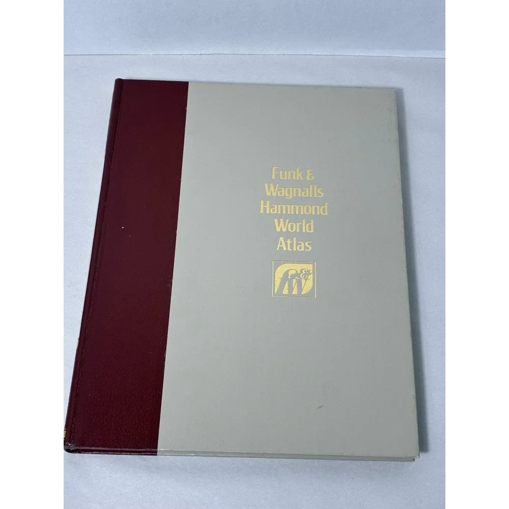 1979 Funk & Wagnalls New Encyclopedia World Atlas By Hammond‎ Inc